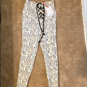 Jagger & Stone Snake Skin Lace Up Pants
